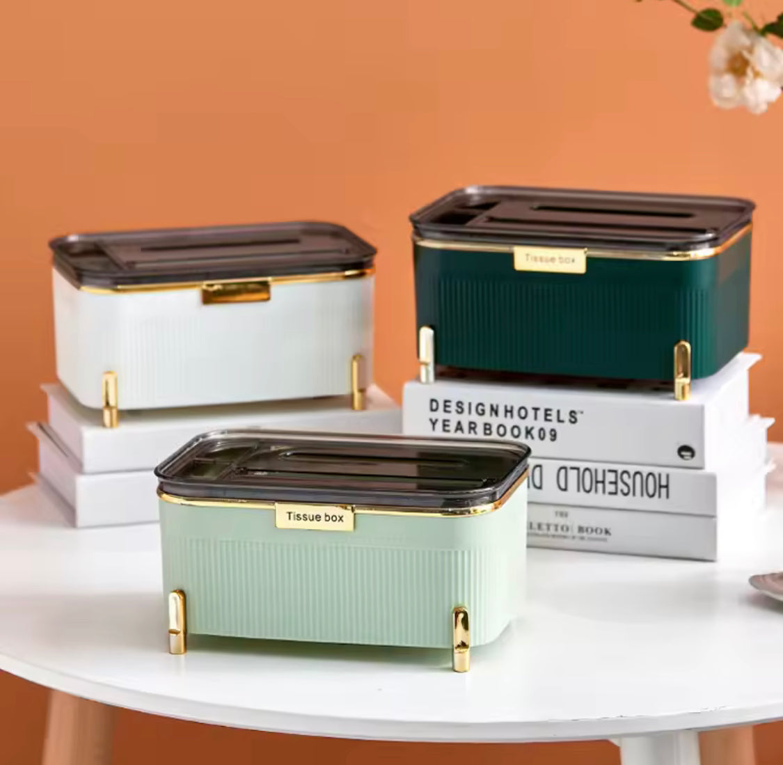 Light Luxury Living Room Tissue Box, Desktop Tissue Box With Mobile Phone Holder, Multifunctional Bathroom Tissue Storage Box Light Luxury Living Room Tissue Box, Desktop Tissue Box With Mobile Phone Holder, Multifunctional Bathroom Tissue Storage Box